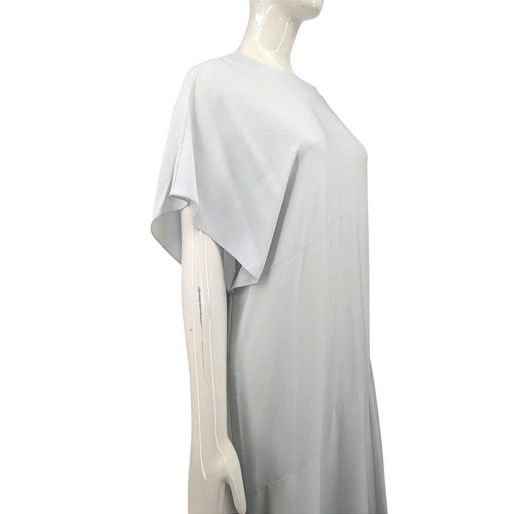 The Row SS18 Runway Look 28 Silk Maxi Dress Slip XS/S Pale Blue Asymmetric - Picture 6 of 16